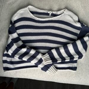 Aerie Striped Cropped Sweater